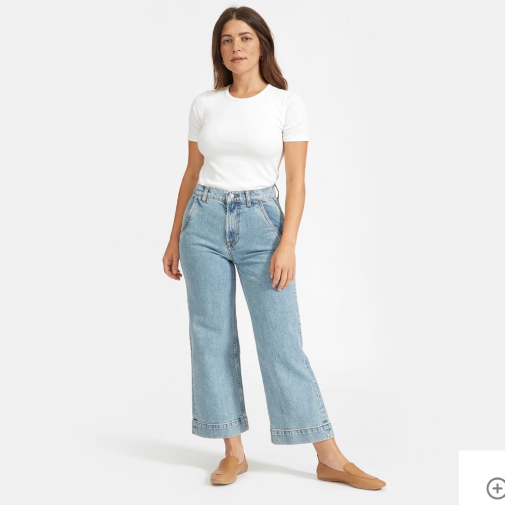 Everlane - The Wide Leg Jean Ankle